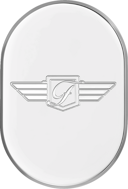 Figurati Designs Antenna Cover - Left Rear Fender - Fd Logo - Polished Stainless Steel FD-01-AC-SS-LT