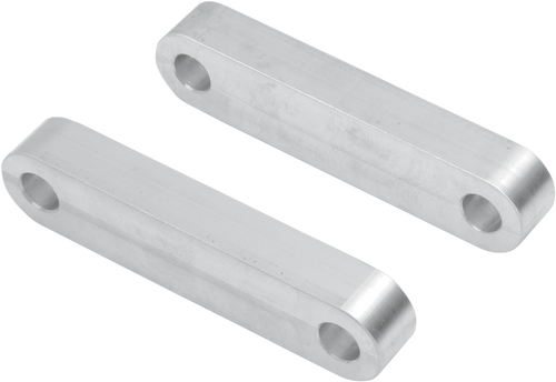 Klock Werks Hugger Front Fender Mounting Blocks - For 21" Wheels - Satin KWFS-02-0104