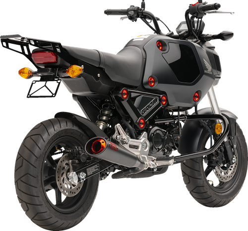 Cobra Solo Luggage Rack - Formed - Black - Grom 02-4107B
