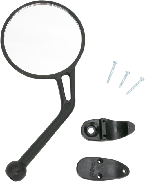 Acerbis Mirror - Rear View - Round - Black - Left - Each 2043570001