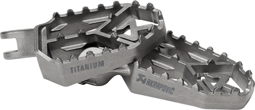 Akrapovic Adventure Foot Pegs - Titanium - Ducati F-D12T1