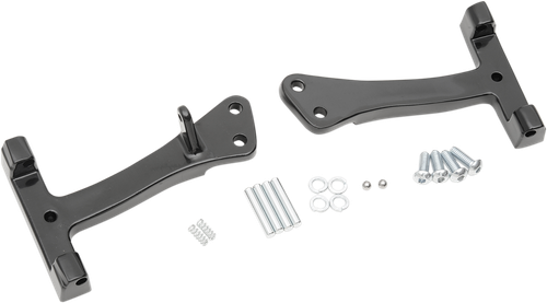 Drag Specialties Passenger Floorboard Mount - Black - Fl/Fx 1621-0513