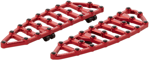 Arlen Ness Mx Driver Floorboards - Red 06-893