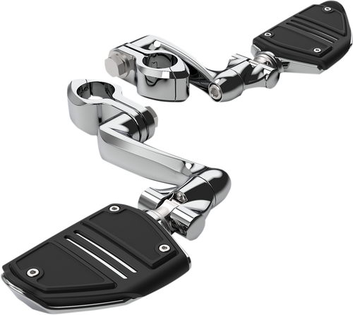Ciro Mini Twin Rail Boards - Extended - Chrome 60505