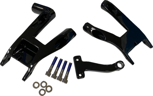 Drag Specialties Rider Floorboard Mount - Black 1621-1053