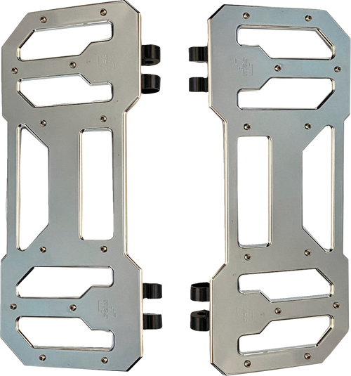 Pro-One Perf.Mfg. Pro Board V1 Floorboards - Chrome 500770