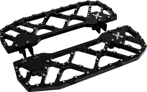 Burly Brand Mx-Evolution Floorboards - Rider - Black - Fl '85-'26 B13-1053B