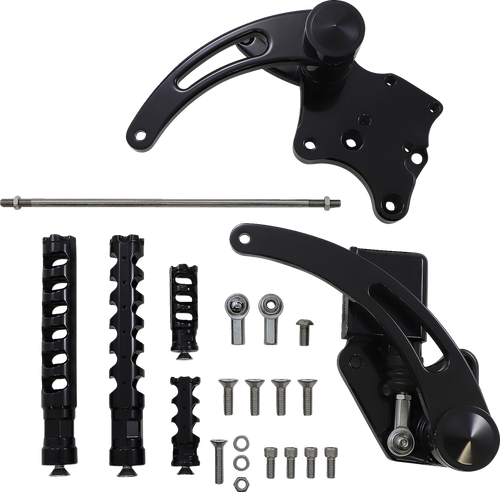 Accutronix Forward Control - Black - Slotted FC106-SSAKB