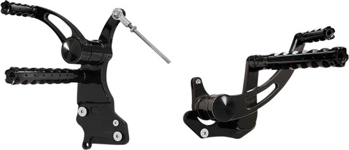 Accutronix Forward Control - Black - Slotted FC106-XSAKB