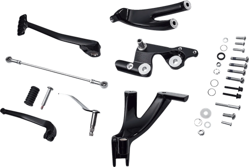 Drag Specialties Forward Control Kit - Black - Fl/Fx 1622-0574