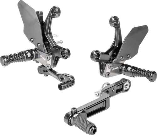 Gilles Tooling Adjustable Rearset - As31Gt - Black - Suzuki AS31-S03-B