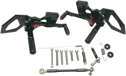 Mgp Mgp Rearset - Black - Kawasaki 51602-2500