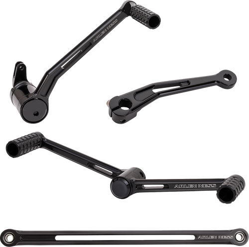 Arlen Ness Speedliner Foot Control Kit W/ Heel/Toe Shifter - Black 420-100