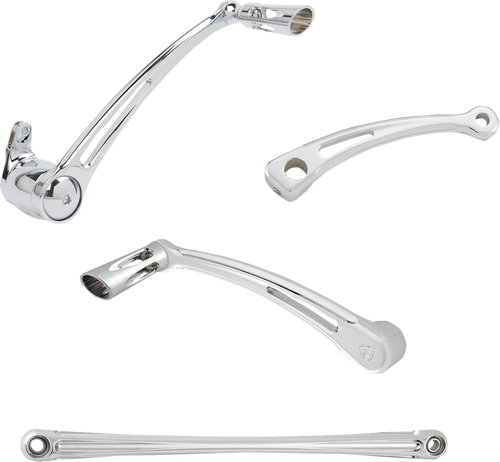 Arlen Ness Deep Cut Foot Control Kit W/ Toe Shifter - Chrome 420-109