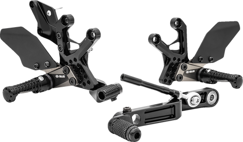Gilles Tooling Adjustable Rearset - As31Gt3 - Black AS31GT3-S13-B
