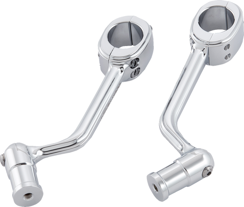 Arlen Ness Forged Highway Peg Mounts - Chrome 400-044