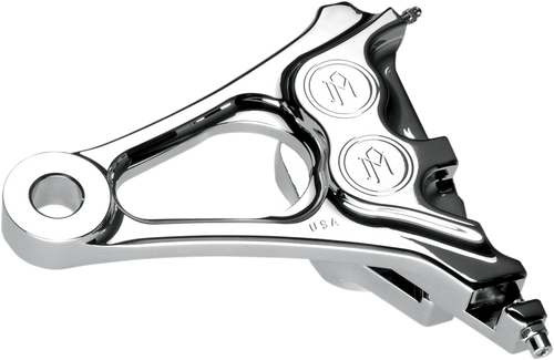 Performance Machine (Pm) 4-Piston Caliper - Rear - Chrome - 08-17 Softail 1256-0077-CH