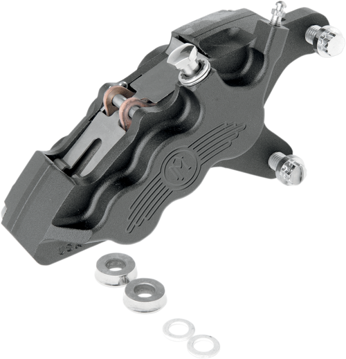 Performance Machine (Pm) 6 Piston Caliper - 11.5" - Right - Black Ops 0051-2916-SMB