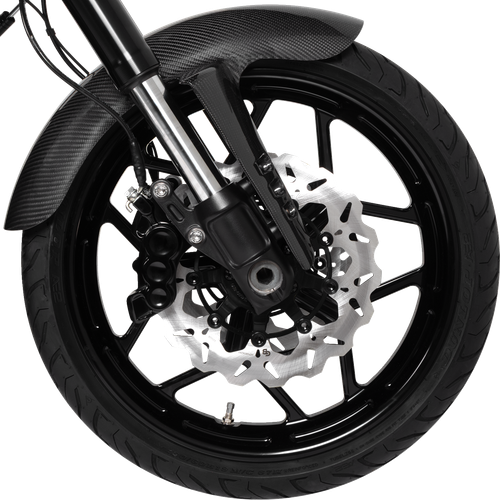 Arlen Ness 6-Piston Caliper - Front Left - Black - 11.8" 02-215