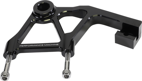 Performance Machine (Pm) Rear Radial Mount Caliper Bracket - Anodized Black 0023-1828AGNM-A-B