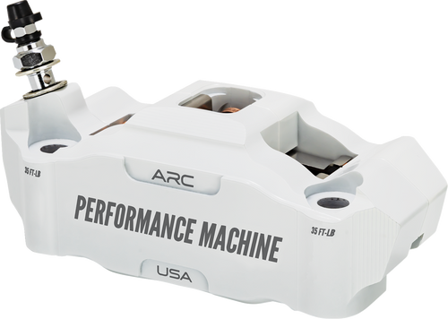 Performance Machine (Pm) Radial Mount Caliper - Front Left - White 0052-2427-WC