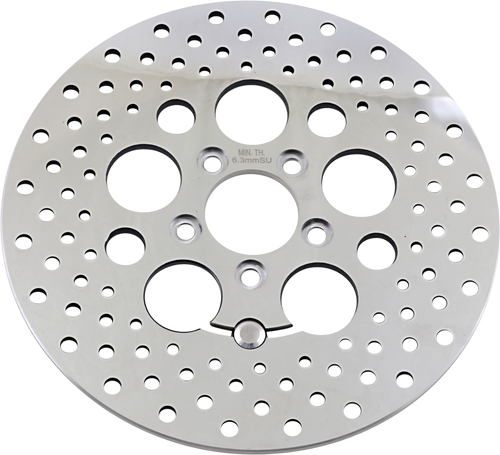 Drag Specialties Drilled Brake Rotor - Rear - 11.8" - Touring 1710-1062
