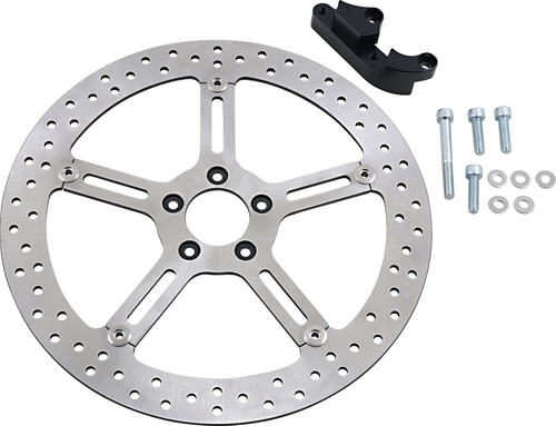 Arlen Ness Big Brake Rotor - 15" - Front Right - Harley-Davidson 02-967