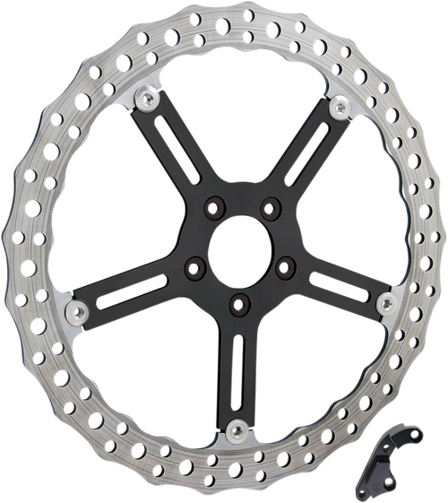 Arlen Ness Jagged Brake Rotor - 15" - Right - Hub-Mount 02-995