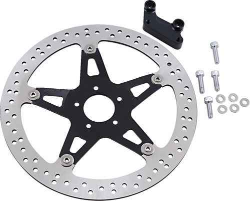 Arlen Ness Big Brake Rotor - 14" - Front Left - Touring 02-910