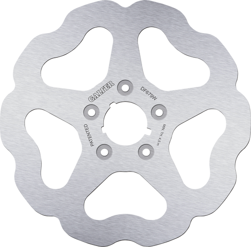 Galfer Brake Rotor - Front - Solid Mount DF679W