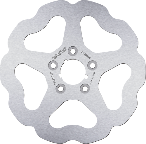 Galfer Brake Rotor - Rear - Solid Mount DF682W