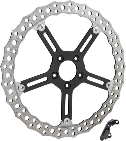 Arlen Ness Jagged Brake Rotor - 15" - Fxlr/Fxbb - Left 02-996