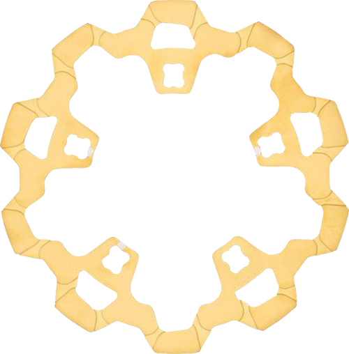 Lyndall Racing Brakes Llc Rotor With Gas Slots - Prodigy/Enforcer - Gold - 11.8" 3-232-2