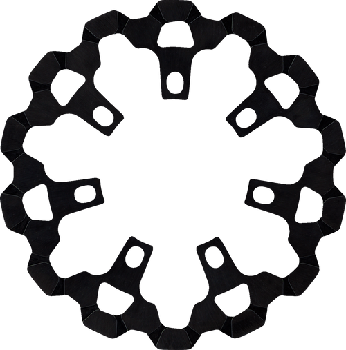 Lyndall Racing Brakes Llc Brake Rotor - Front - 11.8" - Black 3-621