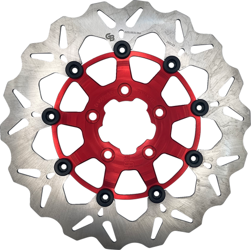 Gbrakes Brake Rotor - Front - Red DF680CW-R