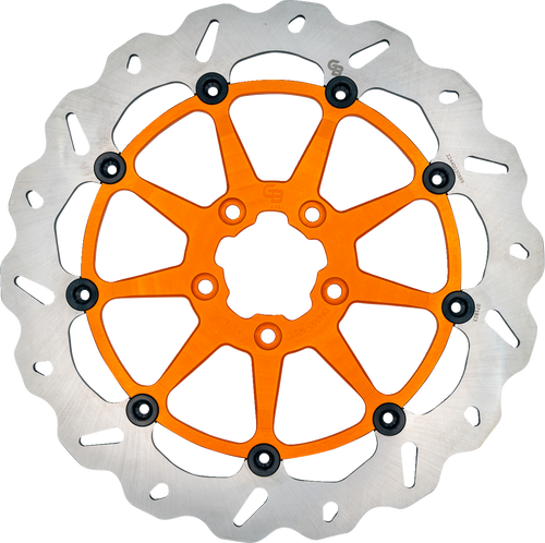 Gbrakes Brake Rotor - Front - Orange DF680CWSX-O