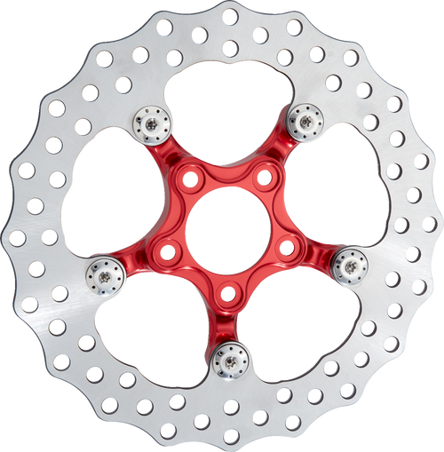 Arlen Ness Spider Rotor - 11-1/2" - Red 300-068