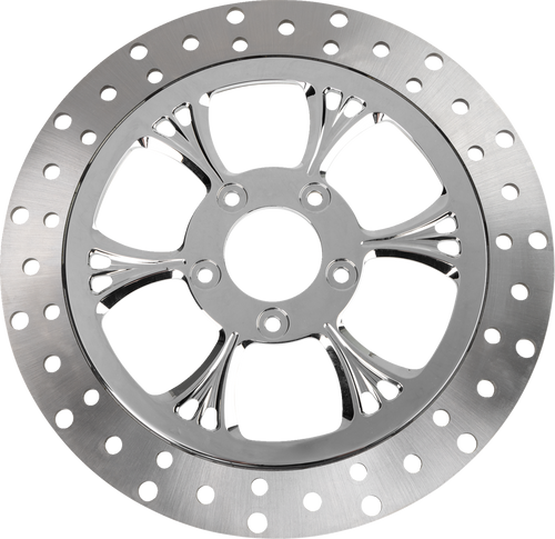 Rc Components Floating Brake Rotor - Front Right - Majestic - 320 Mm - Chrome ZSSCOG320A-102C-RF2K