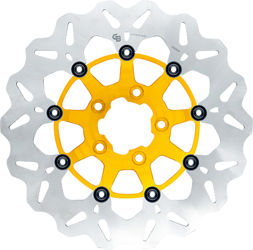 Gbrakes Brake Rotor - Front - Gold GBDU005