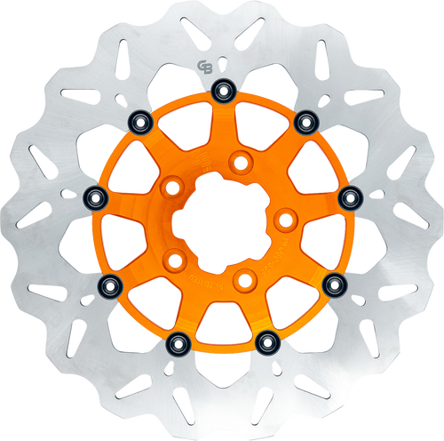 Gbrakes Brake Rotor - Rear - Orange GBDU022