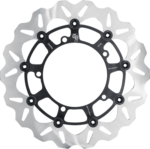 Gbrakes Brake Rotor - Front GBDU042
