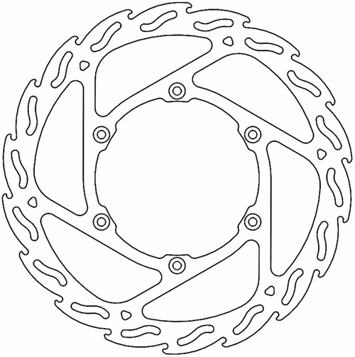 Moto-Master Brake Rotor - Front - Flame 110676-PU