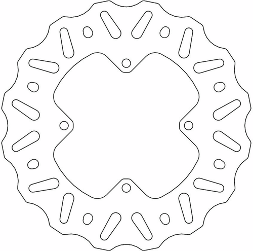 Moto-Master Brake Rotor - Rear - Nitro 110360-PU