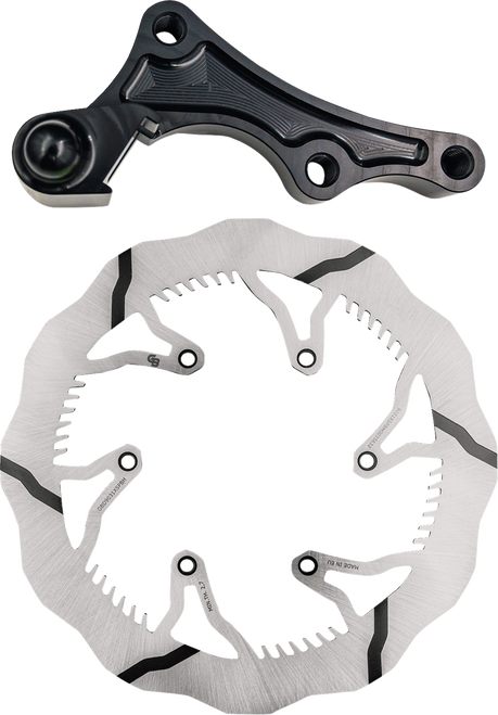 Gbrakes Brake Rotor Kit With Bracket - Solid Mount - 280 Mm GBDOS221