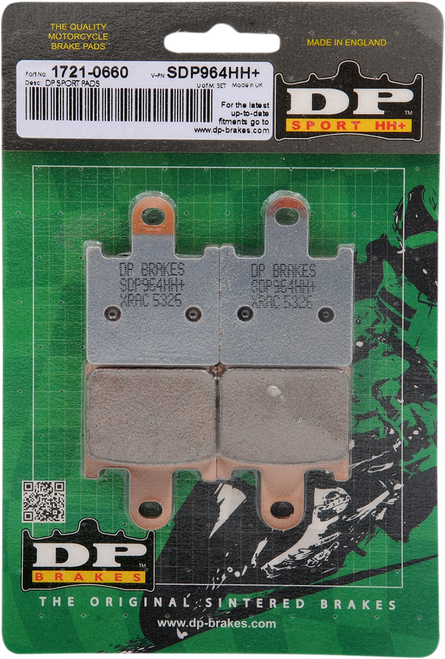Dp Brakes Sintered Brake Pads - Kawasaki SDP964