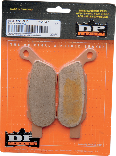 Dp Brakes Sintered Brake Pads DP987