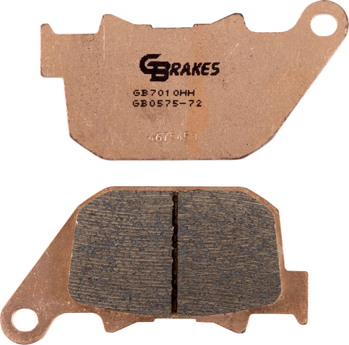 Gbrakes Brake Pads - Sintered - Rear GB0575-72