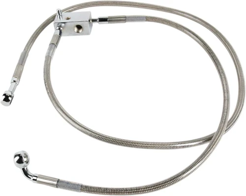 Drag Specialties Brake Line - +2" - Stainless Steel - Abs 1741-2927