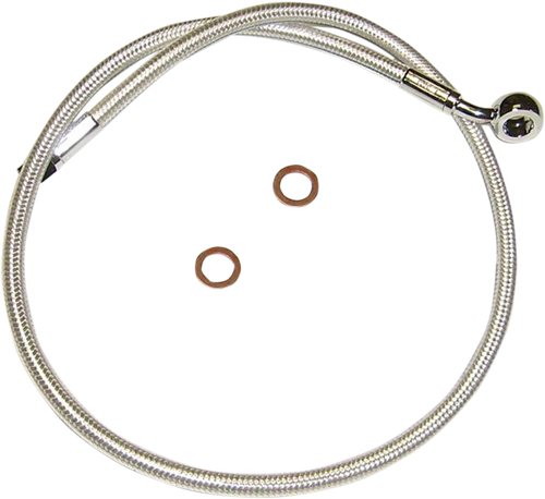 Magnum Shielding Brake Line - 10Mm-35° - 19" - Sterling Chromite Ii AS37119