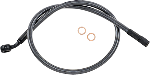 Magnum Shielding Brake Line - 10 Mm-35° - 27" - Black Pearl AS47127